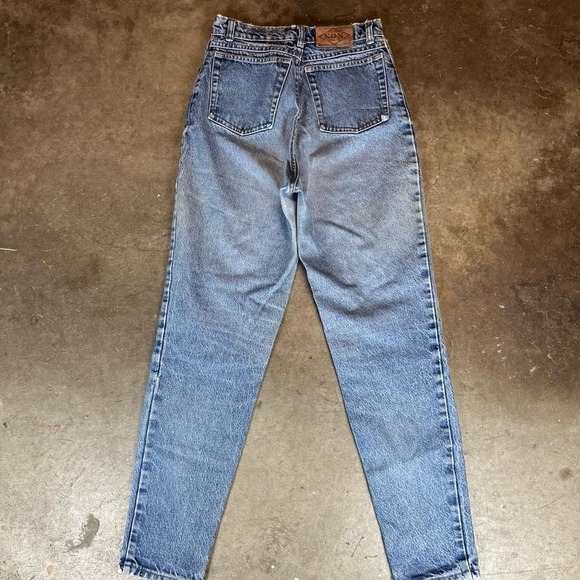 American Vintage Denim - Vintage 90s SOS standard ovation sportswear blue denim jeans Size 26"
